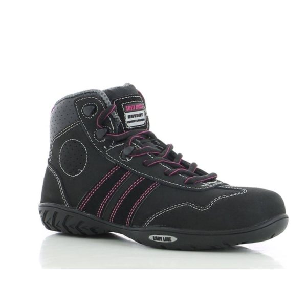 Chaussures de sécurité montantes femme Safety Jogger Isis S3 Noir / Rose 40 Chaussures de sécurité montantes femme Safety Jogger Isis S3 Noir / Rose 40