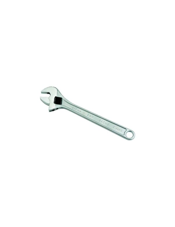 Clé à Molette 8″ Sam Réglage Précis, Finition Chrome Satiné – Sam Outillage Clé à Molette 8″ Sam Réglage Précis, Finition Chrome Satiné – Sam Outillage