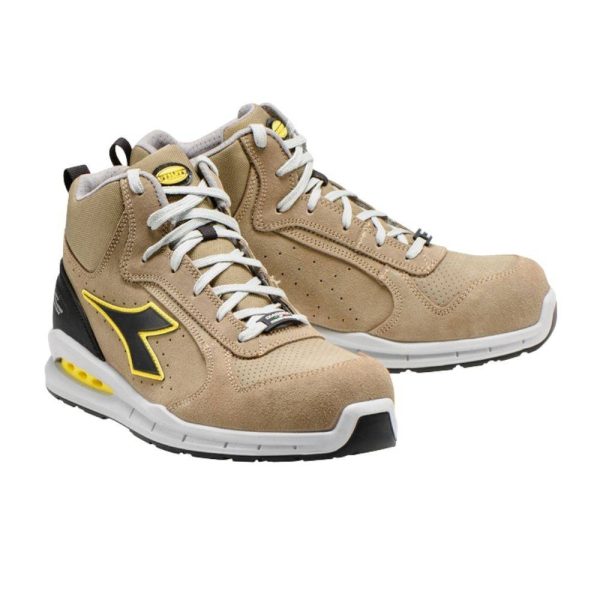 Chaussures RUN NET AIRBOX MID Diadora S1P SRC Beige 48 Chaussures RUN NET AIRBOX MID Diadora S1P SRC Beige 48