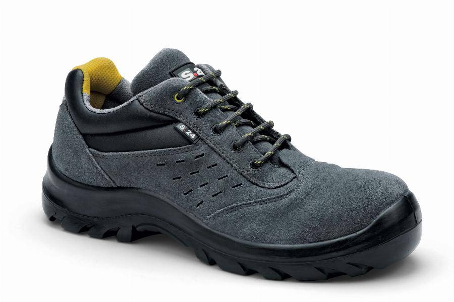 Chaussures de sécurité S24 Cabana S1P - Croute de cuir velour gris - Taille 37 - 5712