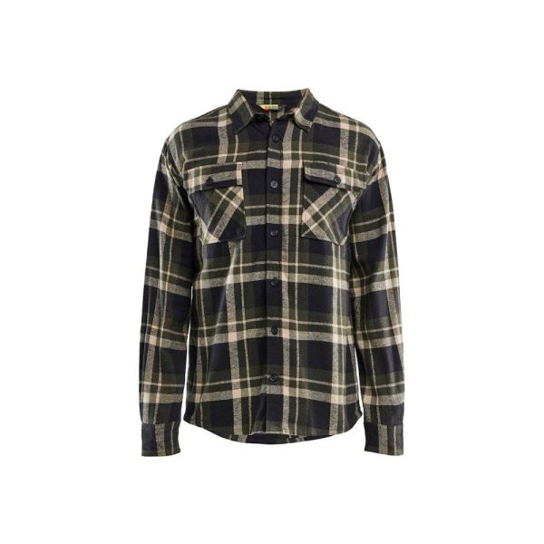 Chemise flanelle BLAKLADER STRIKER Vert / Noir XS Chemise flanelle BLAKLADER STRIKER Vert / Noir XS