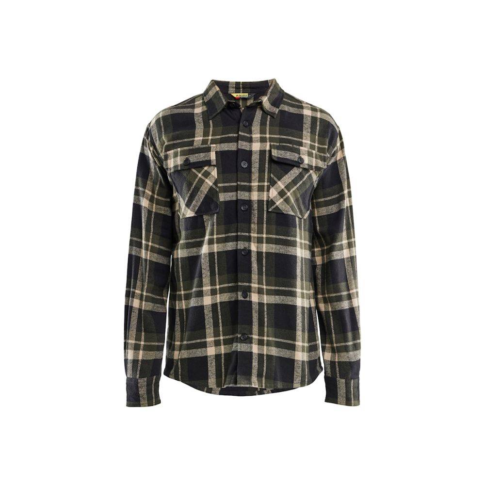 Chemise flanelle BLAKLADER STRIKER Vert / Noir XS