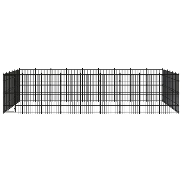 Chenil D’Extérieur Pour Chiens Acier 49,77 M² – vidaXL Chenil D’Extérieur Pour Chiens Acier 49,77 M² – vidaXL
