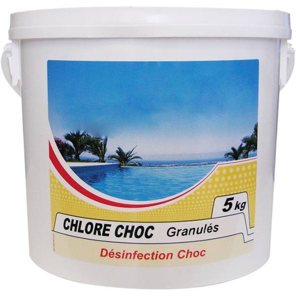 Chlore choc granulé 5kg CHLORE CHOC GRANULES Nmp