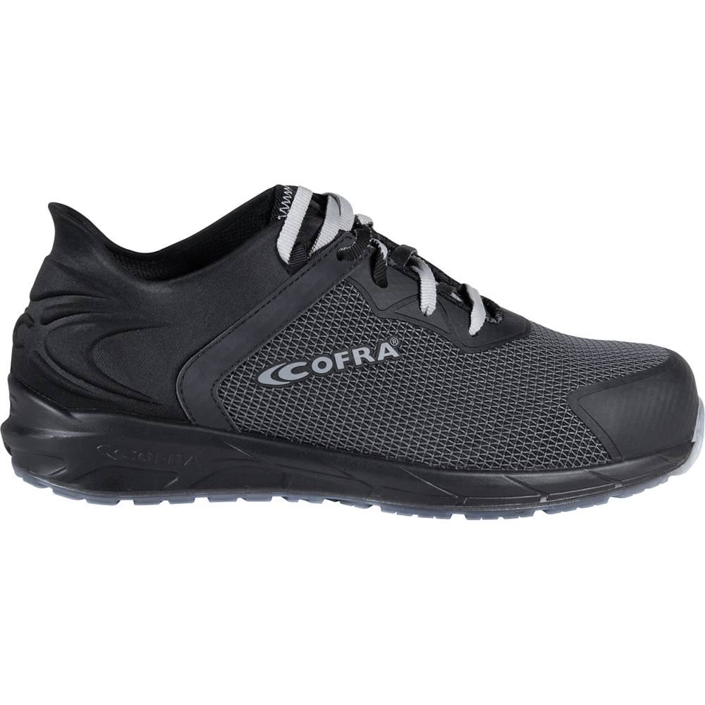 Chaussures de sécurité basses COFRA INTERVAL S3S SC FO SR Gris / Noir 46