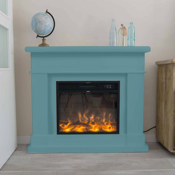 Cheminee De Sol Turquoise Avec Brûleur 1500w Mpc Camino Lipari Cheminee De Sol Turquoise Avec Brûleur 1500w Mpc Camino Lipari