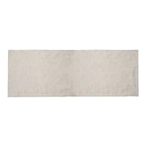 Chemin de Table «Elina» 38x140cm Gris Chemin de Table «Elina» 38x140cm Gris
