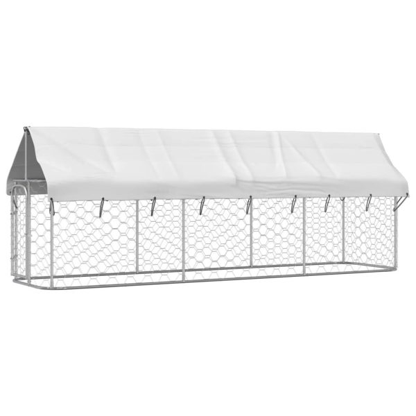 Chenil d’extérieur – Cage d’extérieur – Chenil de jardin avec toit 400x100x150 cm Chenil d’extérieur – Cage d’extérieur – Chenil de jardin avec toit 400x100x150 cm