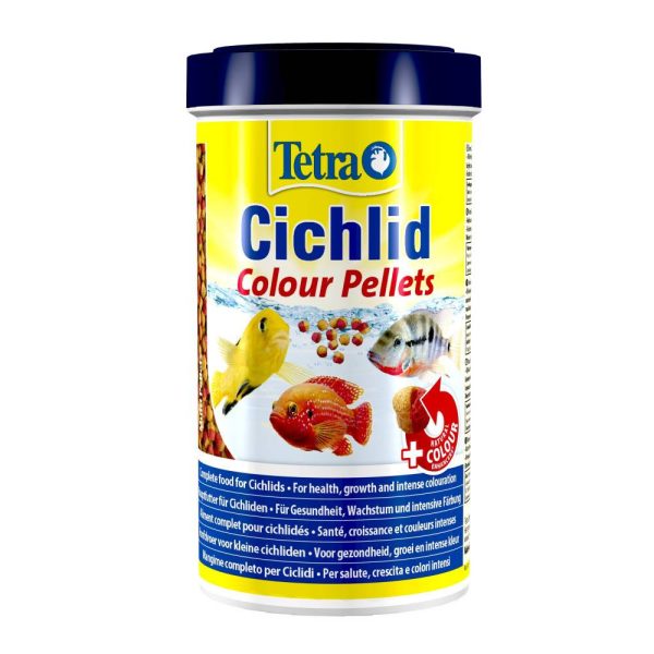 Cichlid colour pellets 165 g 500 ml pour Cichlidés Cichlid colour pellets 165 g 500 ml pour Cichlidés