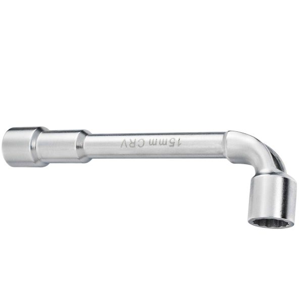Clé à pipe débouchée Cr-v – 15 mm Clé à pipe débouchée Cr-v – 15 mm