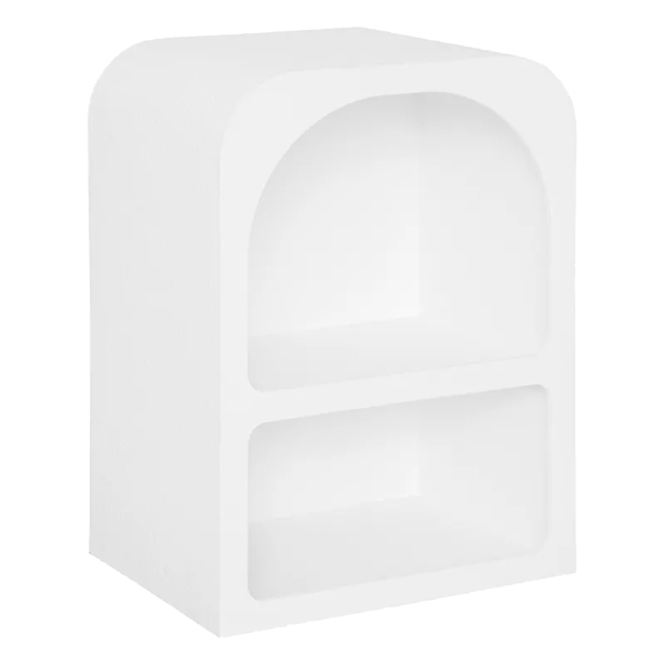 Chevet 2 niches blanc Soleya Atmosphera Chevet 2 niches blanc Soleya Atmosphera