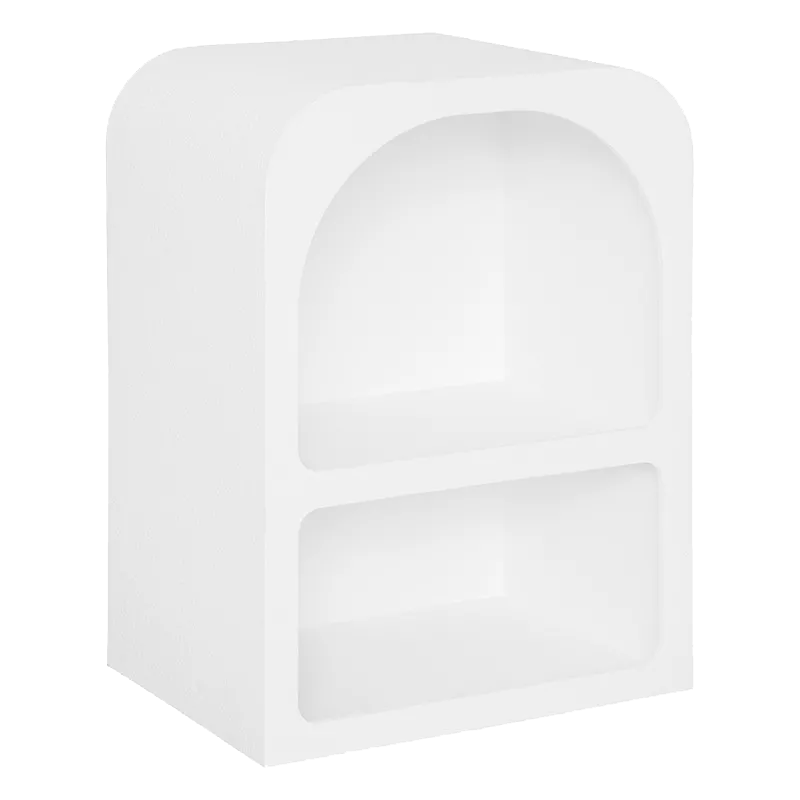 Chevet 2 niches blanc Soleya Atmosphera