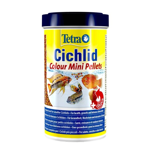 Cichlid colour mini pellets 170 g 500 ml pour poisson Cichlidés Cichlid colour mini pellets 170 g 500 ml pour poisson Cichlidés