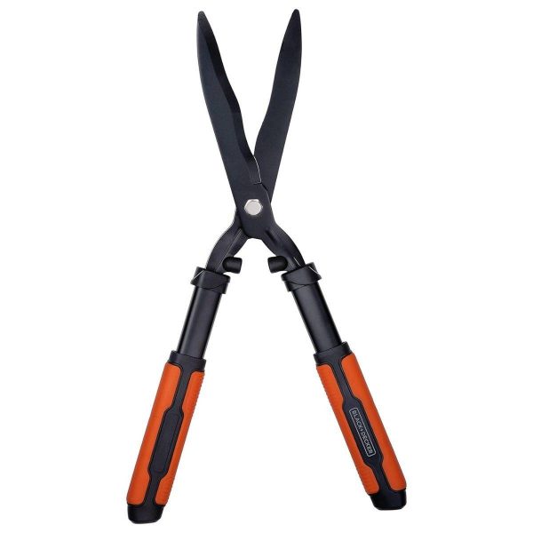 Cisaille de jardin Lames ondulées 53cm Tampon anti chocs Black et Decker Cisaille de jardin Lames ondulées 53cm Tampon anti chocs Black et Decker