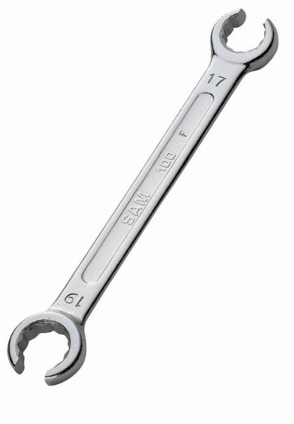 Clé à tête fendue 17×19 mm SAM – 100F17X19 Clé à tête fendue 17×19 mm SAM – 100F17X19