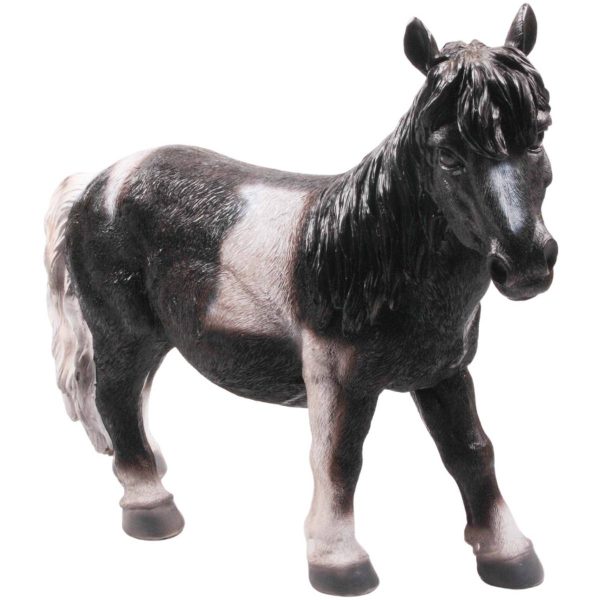 Cheval noir en résine 51 x 16 x 40 cm Cheval noir en résine 51 x 16 x 40 cm