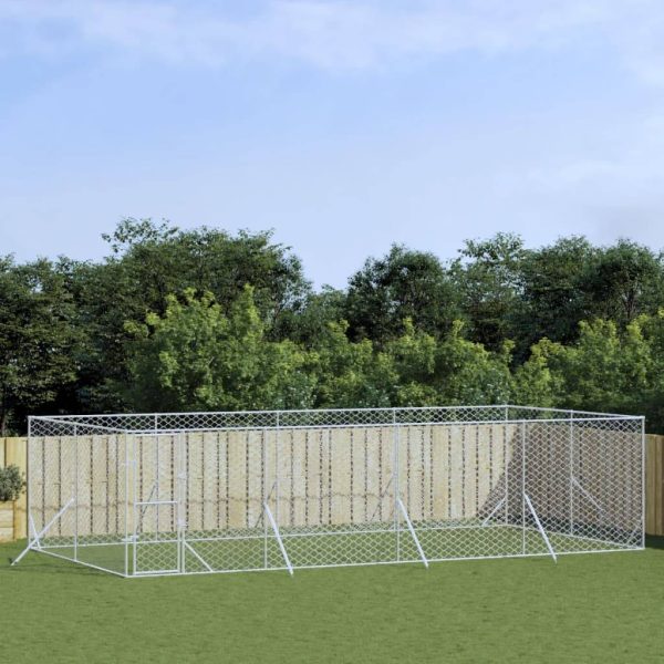 Chenil Extérieur Acier Galvanisé pour Chiens et Animaux Jardin 8x4x2 m – ComfortXL Outdoor Living Chenil Extérieur Acier Galvanisé pour Chiens et Animaux Jardin 8x4x2 m – ComfortXL Outdoor Living
