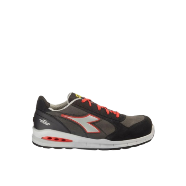 Chaussures de sécurité basses DIADORA RUN NET AIRBOX LOW S3S Argent / Noir 45