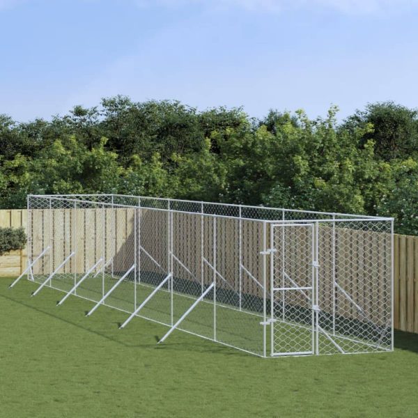 Chenil Extérieur Acier Galvanisé pour Chiens et Animaux Jardin 2x14x2 m – ComfortXL Outdoor Living Chenil Extérieur Acier Galvanisé pour Chiens et Animaux Jardin 2x14x2 m – ComfortXL Outdoor Living
