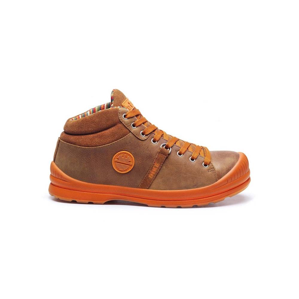 Chaussures de sécurité montantes hydrofuges vintage mixtes DIKE SUPERB S3 SRC Marron 41