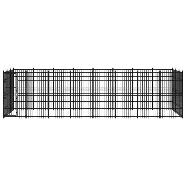 Chenil D’Extérieur Pour Chiens Acier 22,12 M² – vidaXL Chenil D’Extérieur Pour Chiens Acier 22,12 M² – vidaXL