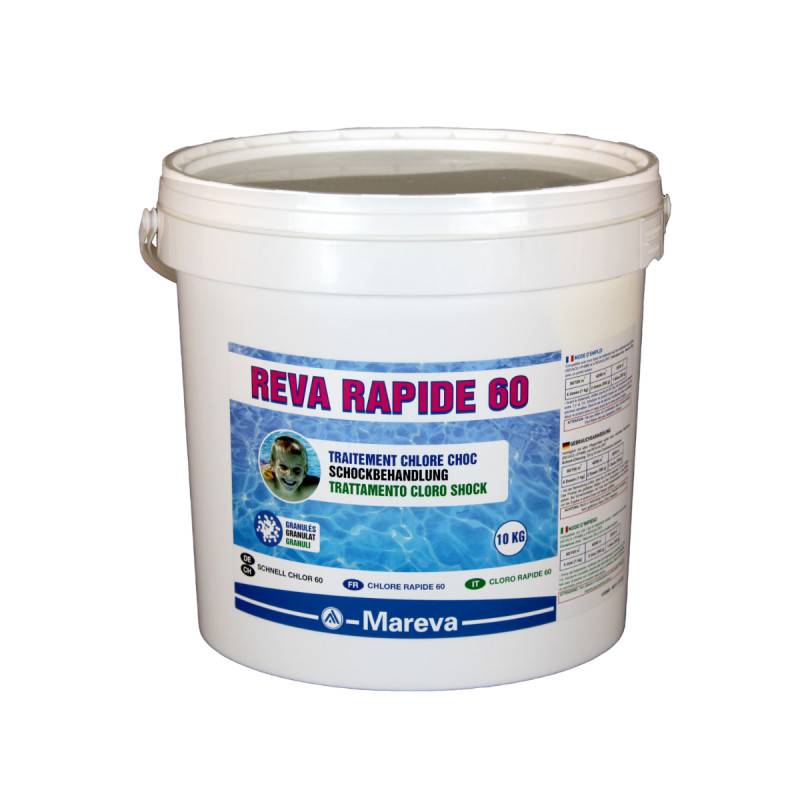 Chlore rapide 60 MAREVA - 5kg - 100112