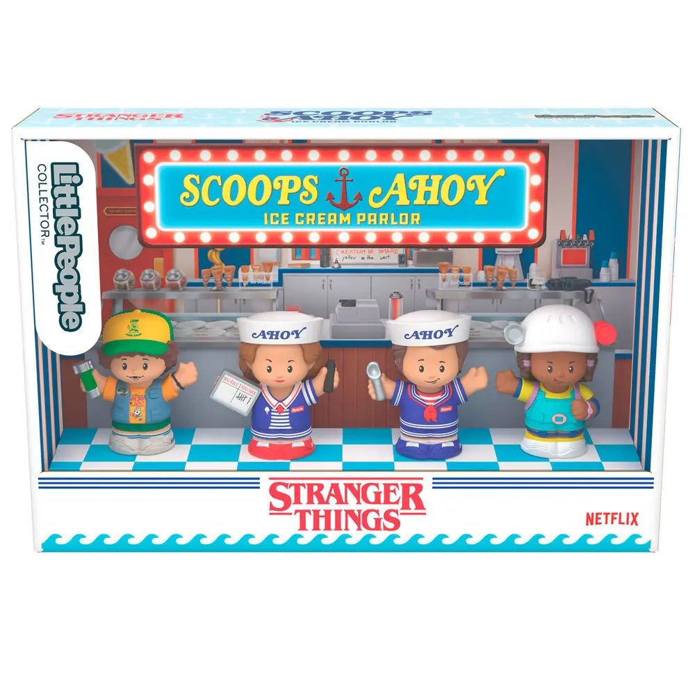 Fisher Price Juegos de mesa Stranger Things Scoops Ahoy Little People Collector MULTICOLOR