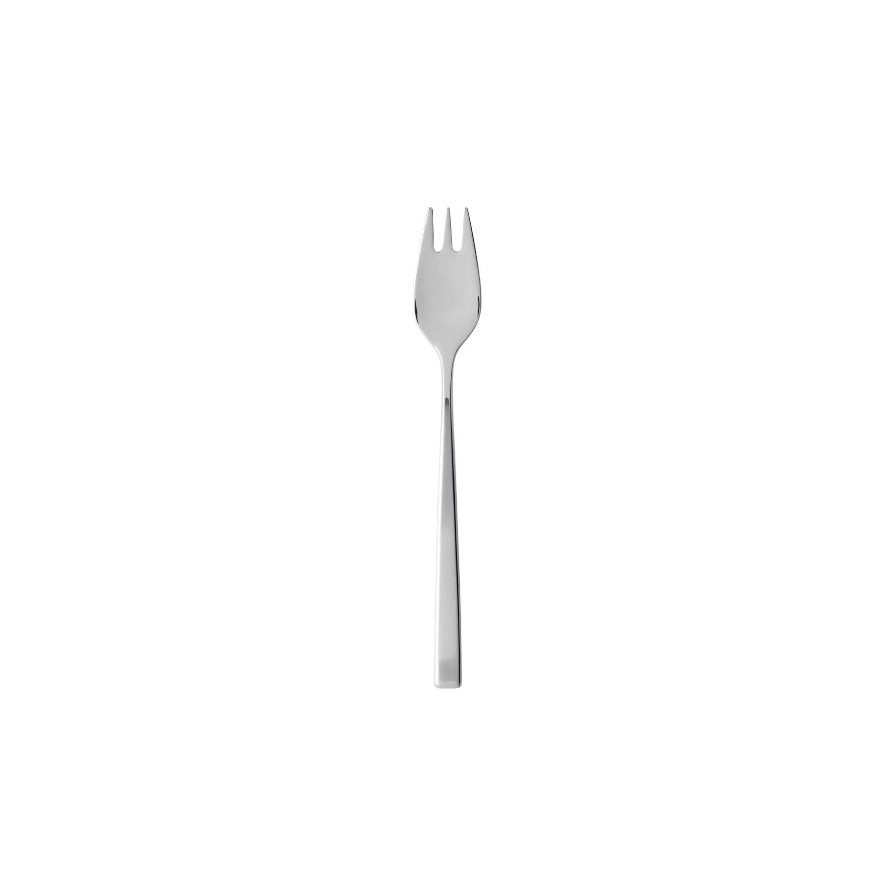 Gense Tenedor de almuerzo de acero Fuga SILVER