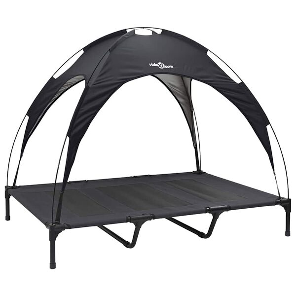 Cama para perro Manual Negro 122 x 93 x 1065 cm Acero Negro  122 x 93 x 106,5 cm