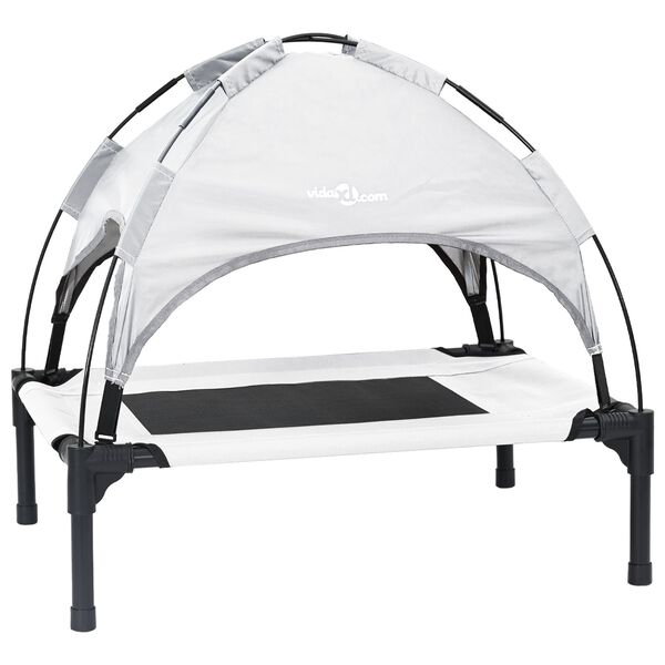 Cama para perro Manual Gris Plateado 62 x 48 x 61 cm Acero Gris plateado  62 x 48 x 61 cm