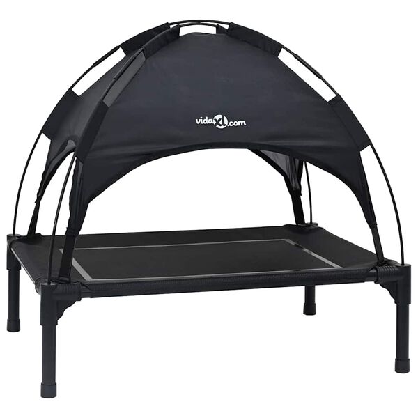 Cama para perro Manual Negro 71 x 64 x 71 cm Acero Negro  71 x 64 x 71 cm