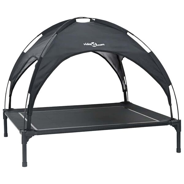 Cama para perro Manual Negro 90 x 81 x 805 cm Acero Negro  90 x 81 x 80,5 cm