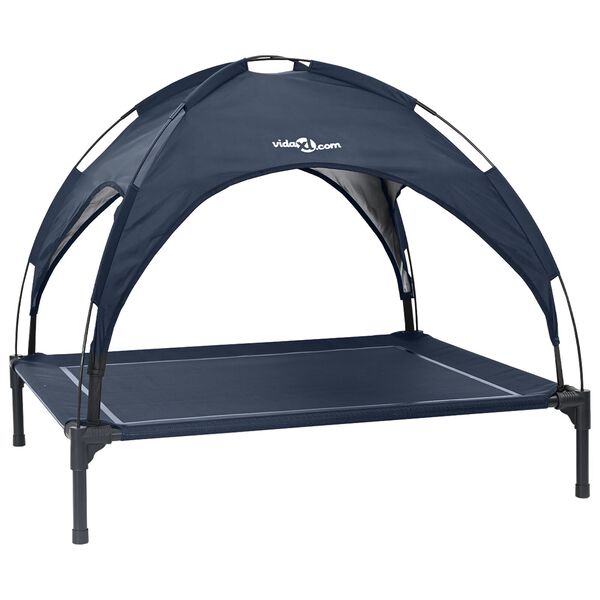 Cama para perro Manual Azul marino 90 x 81 x 805 cm Acero Azul marino  90 x 81 x 80,5 cm