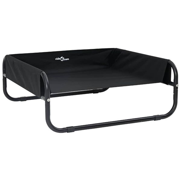 Cama para perro Manual Negro 75 x 75 x 30 cm Acero Negro  75 x 75 x 30 cm