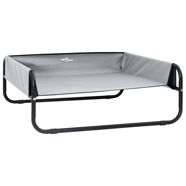 Cama para perro Manual Gris Claro 57 x 57 x 24 cm Acero Gris claro  57 x 57 x 24 cm