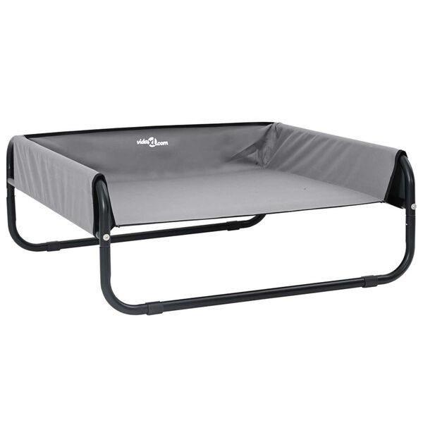 Cama para perro Manual Gris Claro 70 x 70 x 285 cm Acero Gris claro  70 x 70 x 28,5 cm