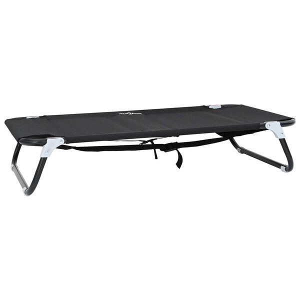 Cama para perro Manual Negro 90 x 55 x 18 cm Acero Negro  90 x 55 x 18 cm