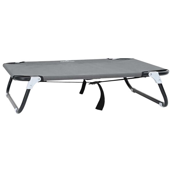 Cama para perro Manual Gris Claro 70 x 46 x 18 cm Acero Gris claro  70 x 46 x 18 cm