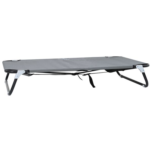Cama para perro Manual Gris Claro 90 x 55 x 18 cm Acero Gris claro  90 x 55 x 18 cm