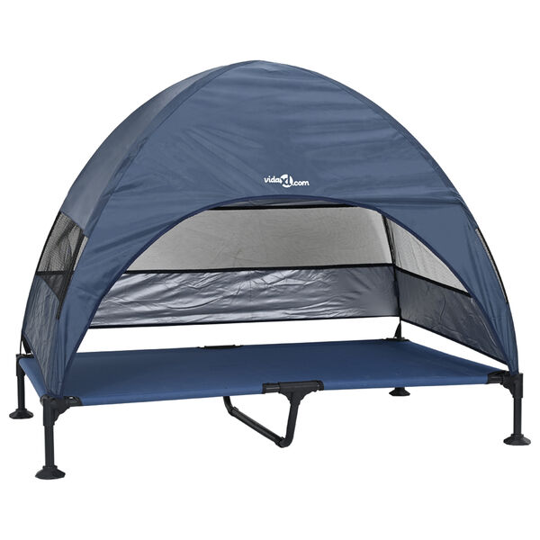 Cama Elevada para Perros Manual Azul marino 127 x 81 x 108 cm Azul marino