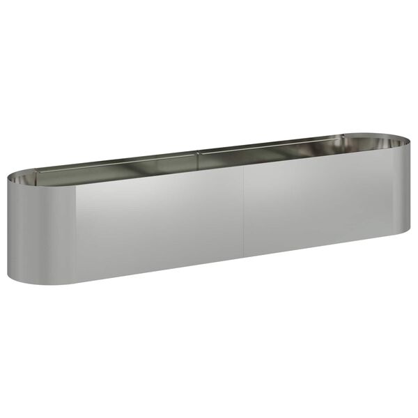 Cama de Jardín Elevada Acero Galvanizado 200 x 40 x 40 cm Acero galvanizado  200 cm