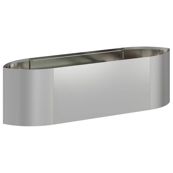 Cama de Jardín Elevada Acero Galvanizado 140 x 40 x 40 cm Acero Acero galvanizado  140 cm