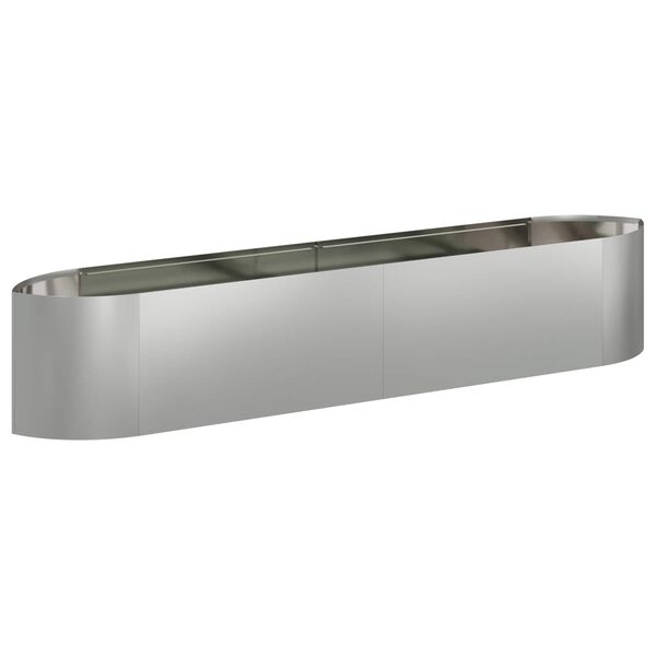 Cama de Jardín Elevada Acero Galvanizado 220 x 40 x 40 cm Acero Acero galvanizado  220 cm