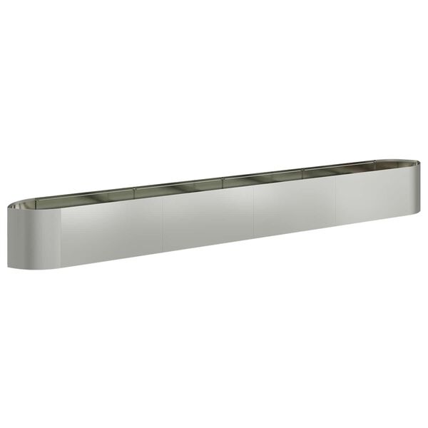 Cama de Jardín Elevada Acero Galvanizado 380 x 40 x 40 cm Acero Acero galvanizado  380 cm