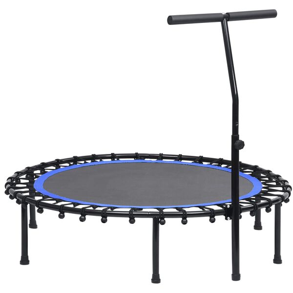 Cama elástica fitness con asa 122 cm  122 cm Sin almohadilla de seguridad Circular