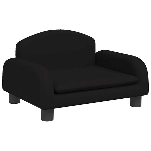 Cama para perros de tela negra 50x40x30 cm Negro  50 x 40 x 30 cm tela