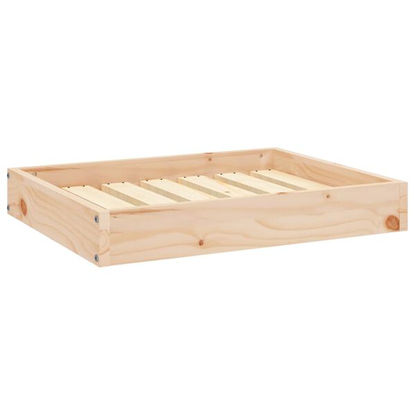 Cama para perros madera maciza de pino 615x49x9 cm Natural  61.5 x 49 x 9 cm
