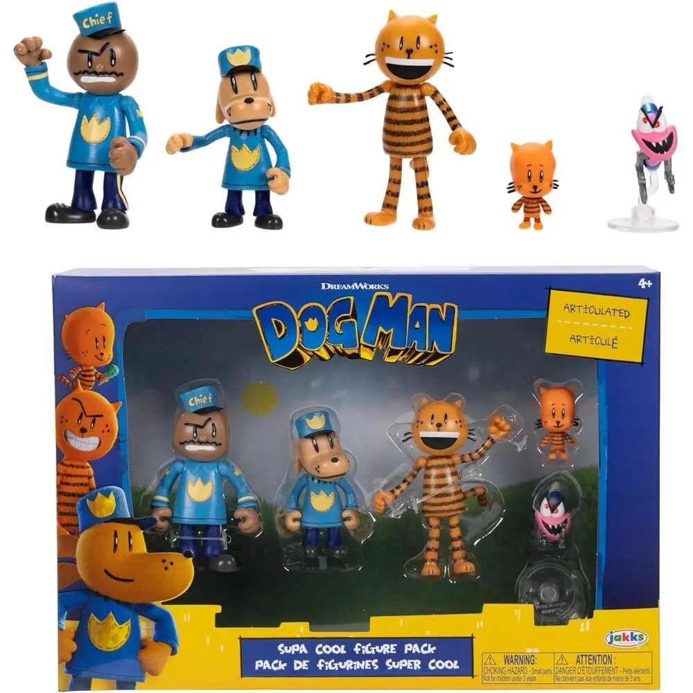 Jakks Pacific Figurita Dogman (x5) MULTICOLOR