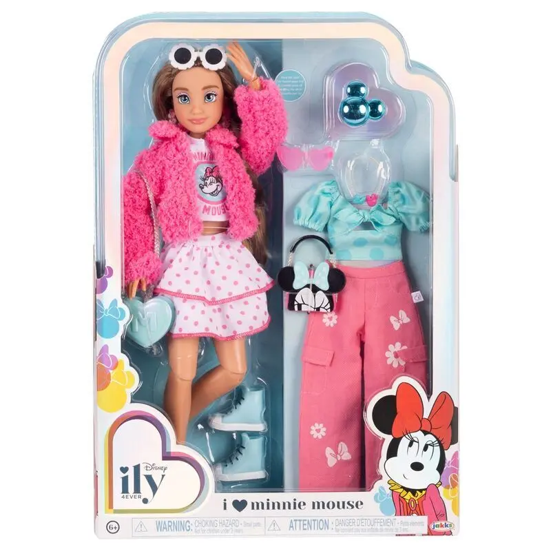 Jakks Pacific Muñeca maniquí Disney Minnie ily 4Ever MULTICOLOR