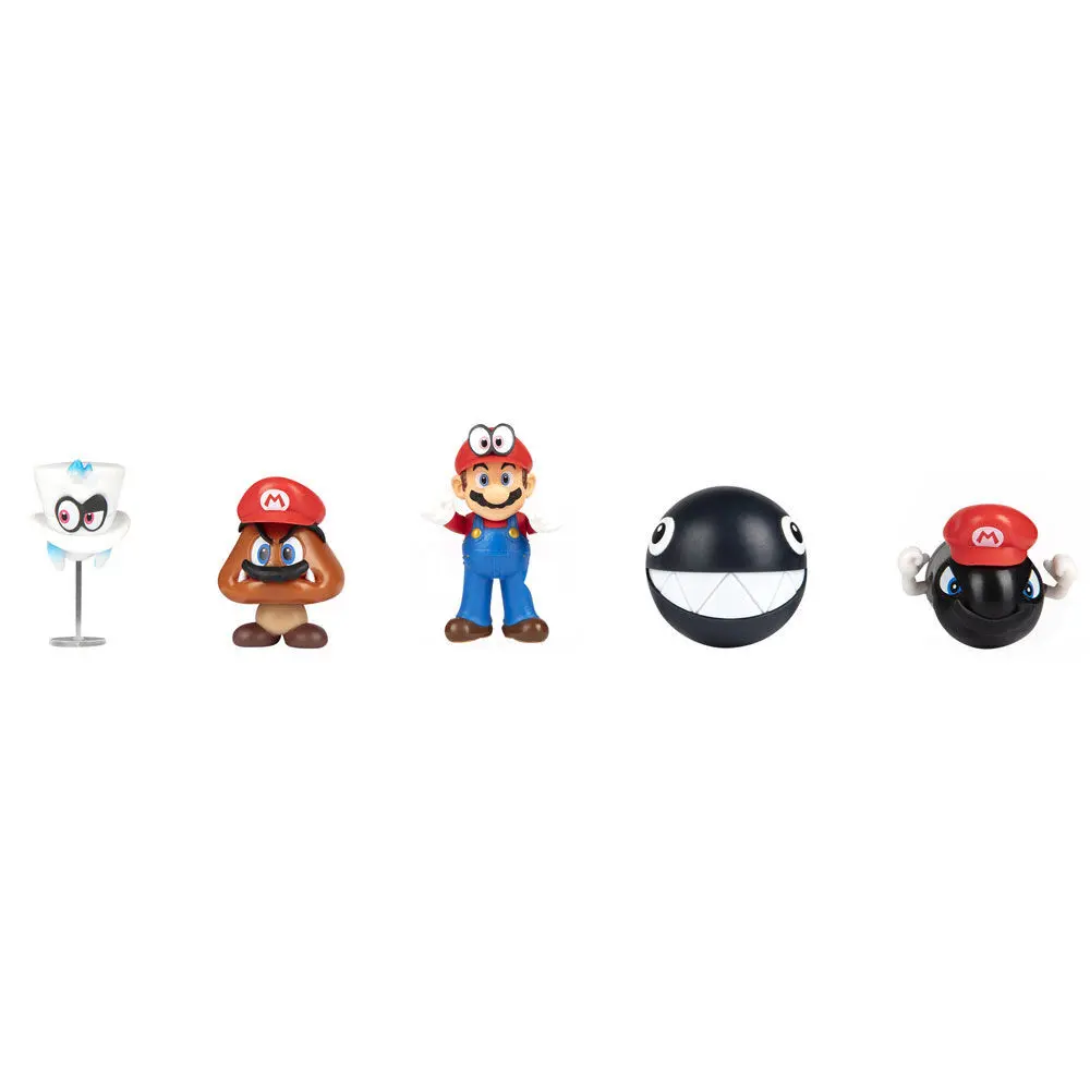 Jakks Pacific Figurita de coleccionista Super Mario Bros (x5) MULTICOLOR
